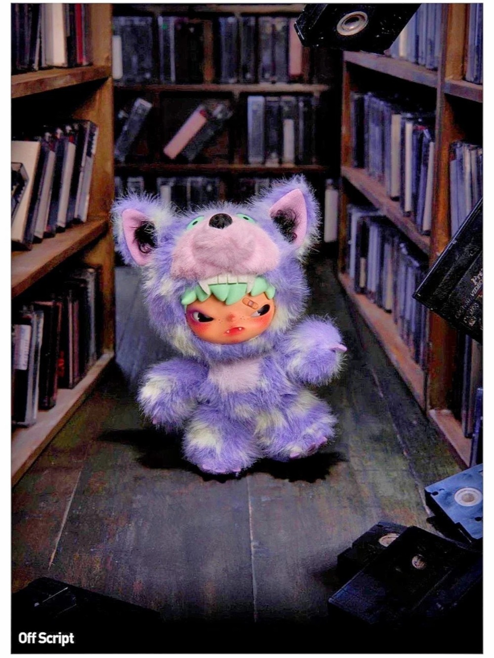 POP MART Hirono After Dark -Off Script -Purple Wolf
